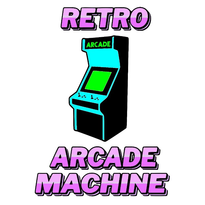Retro arcade machine