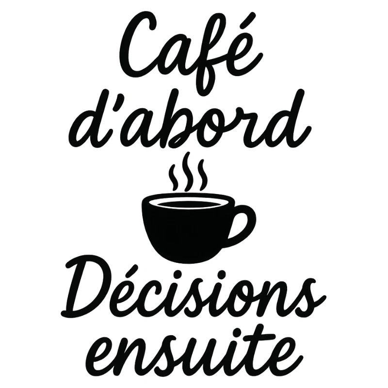 Kaffee erstes Design mit Glühbecher