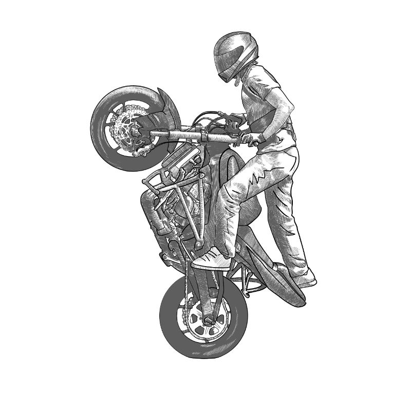 Stunt riding