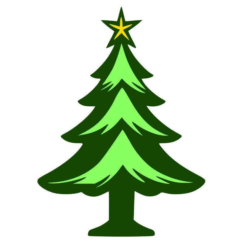 Simple graphique de sapin de Noël