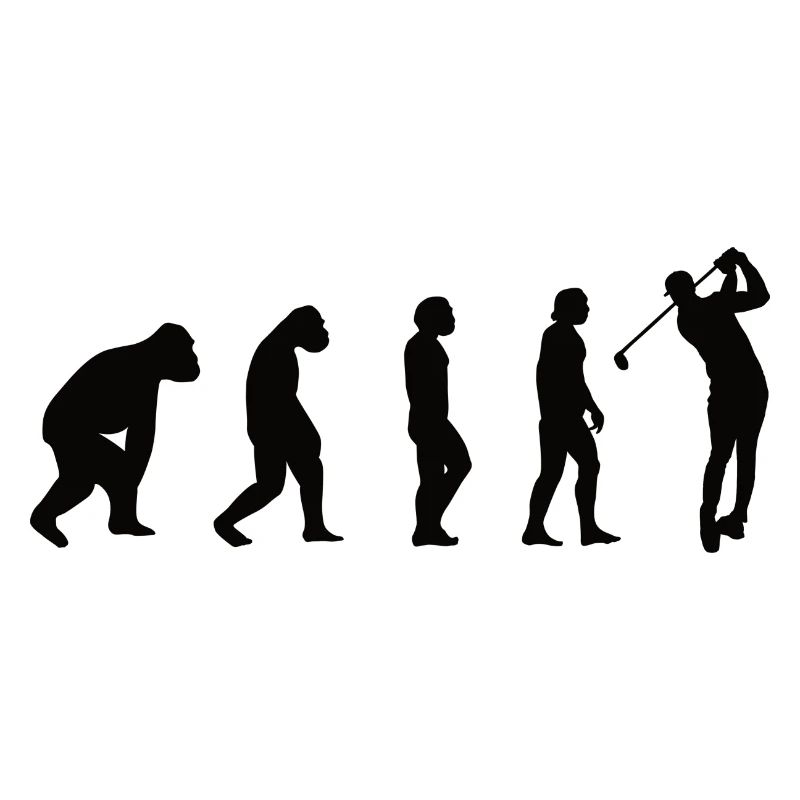 Golfschläger Golfer Sport Golf Evolution Golfball
