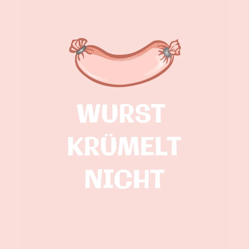 Wurst Krümelt Nicht Metzger Fleisch Witz Geschenk