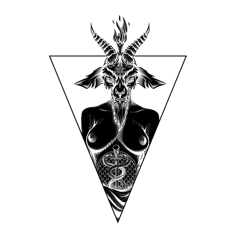 Chèvre démoniaque Baphomet