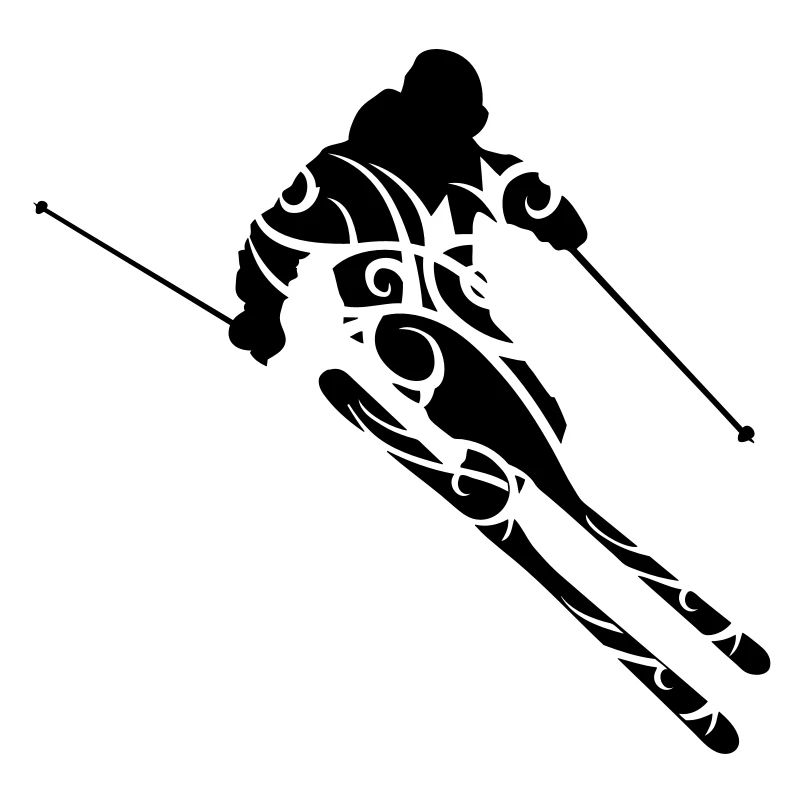 Skiing tribal eu