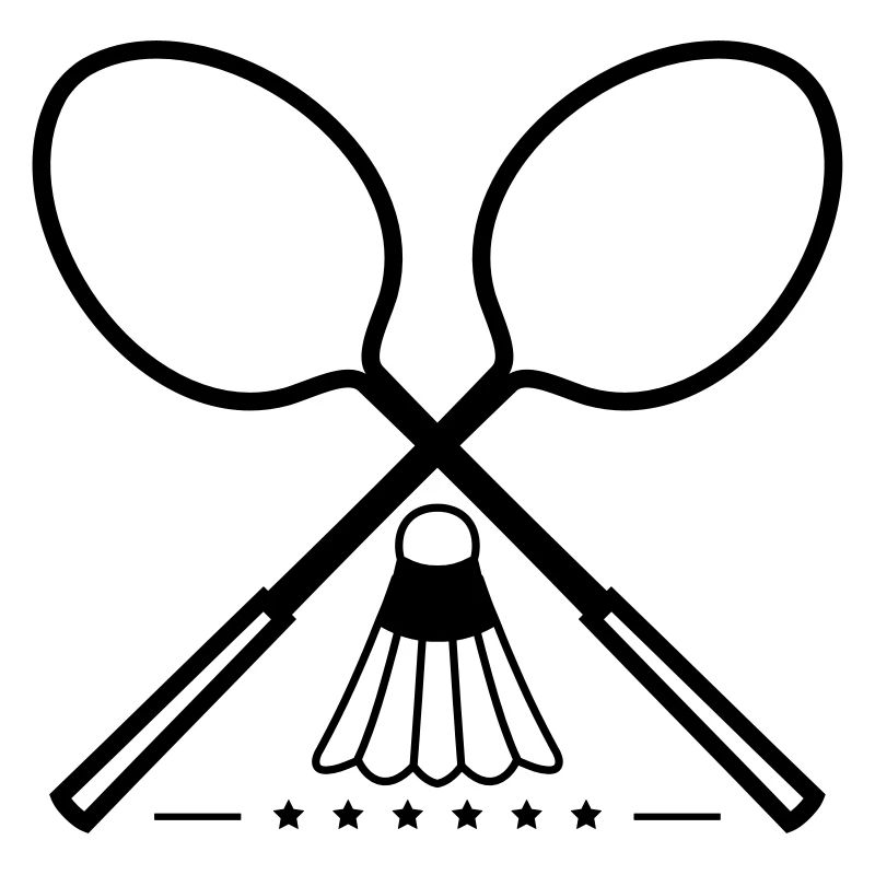 Vector Badminton Sport Design