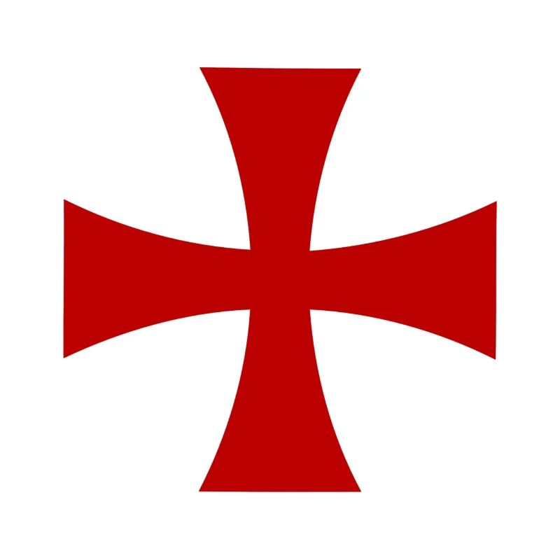 TEMPLER CROSS RED with shadows