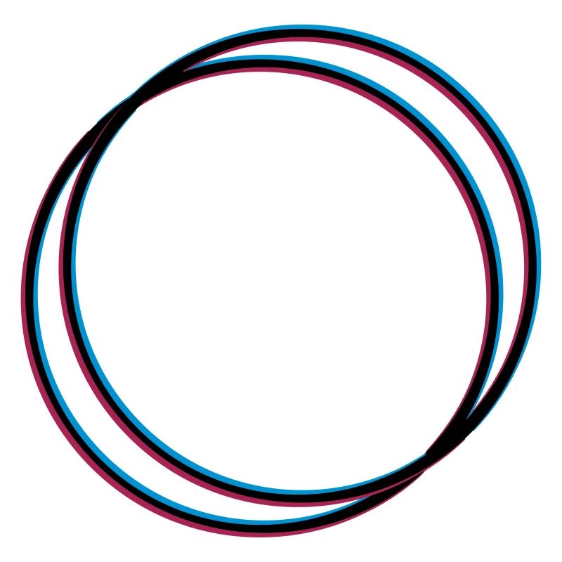 2 circles 3D