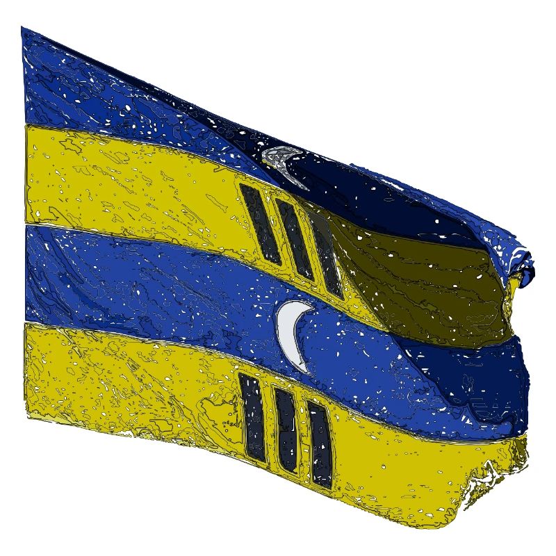 Drapeau Amelander - Drapeau d’Ameland