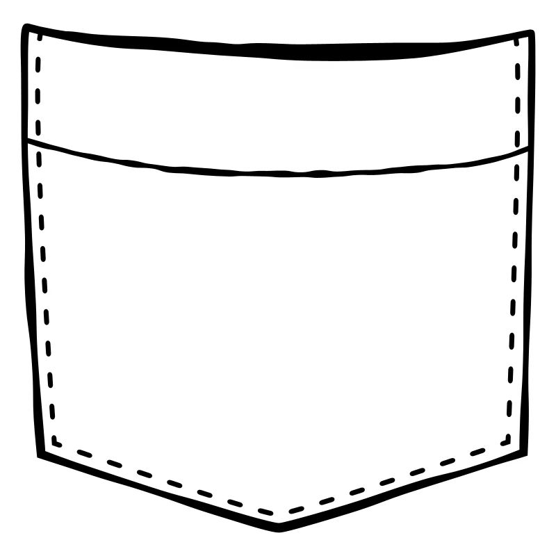 Design Brusttasche leer