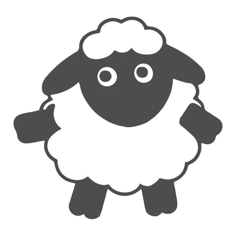 Funny Sheep Cartoon Gift Idea