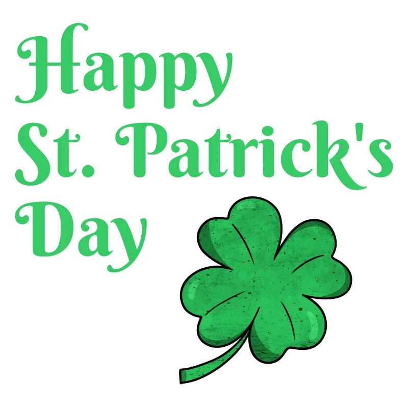 Bonne Saint-Patrick Irlande Vacances Trèfle
