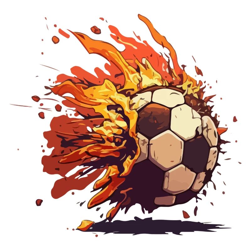 Balloon on fire