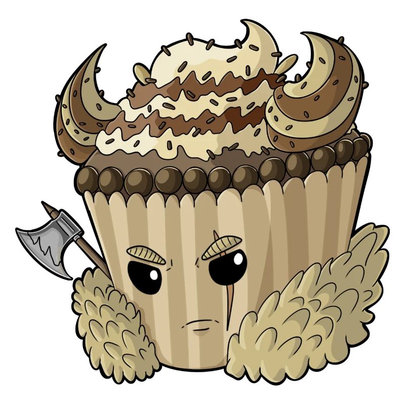 Viking Cupcake