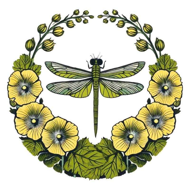 Libellule verte