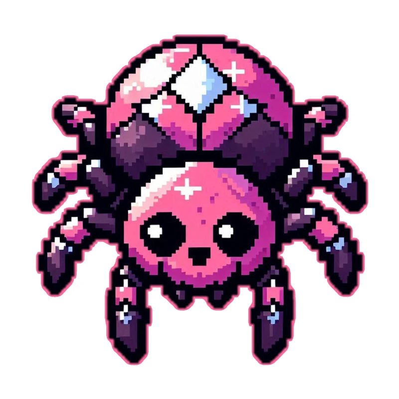 Cute Pixel Spider