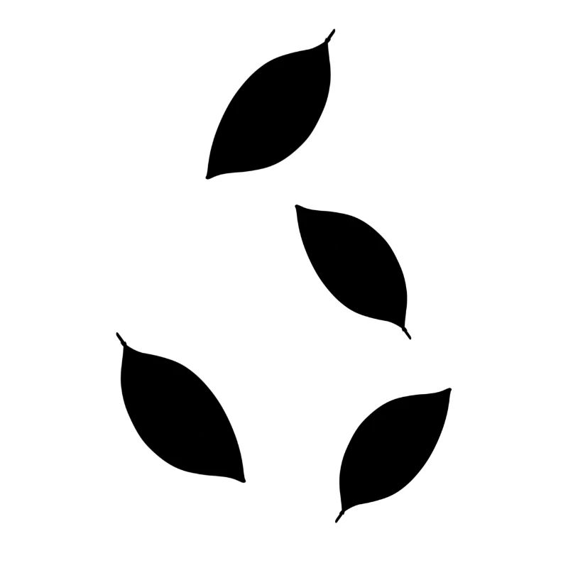 Four Leaves Leaf Icon Pattern