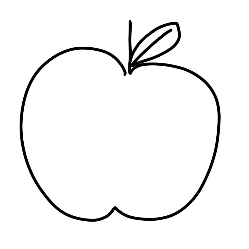 Forme du symbole de la pomme