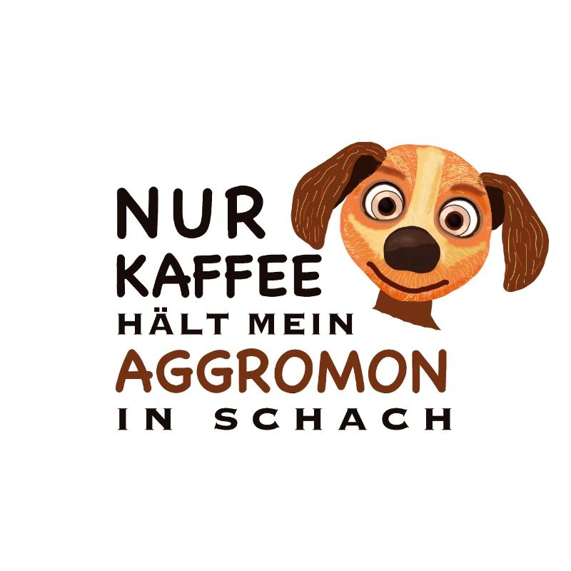 Lustiger Spruch, Kaffee hält Aggromon in Schach