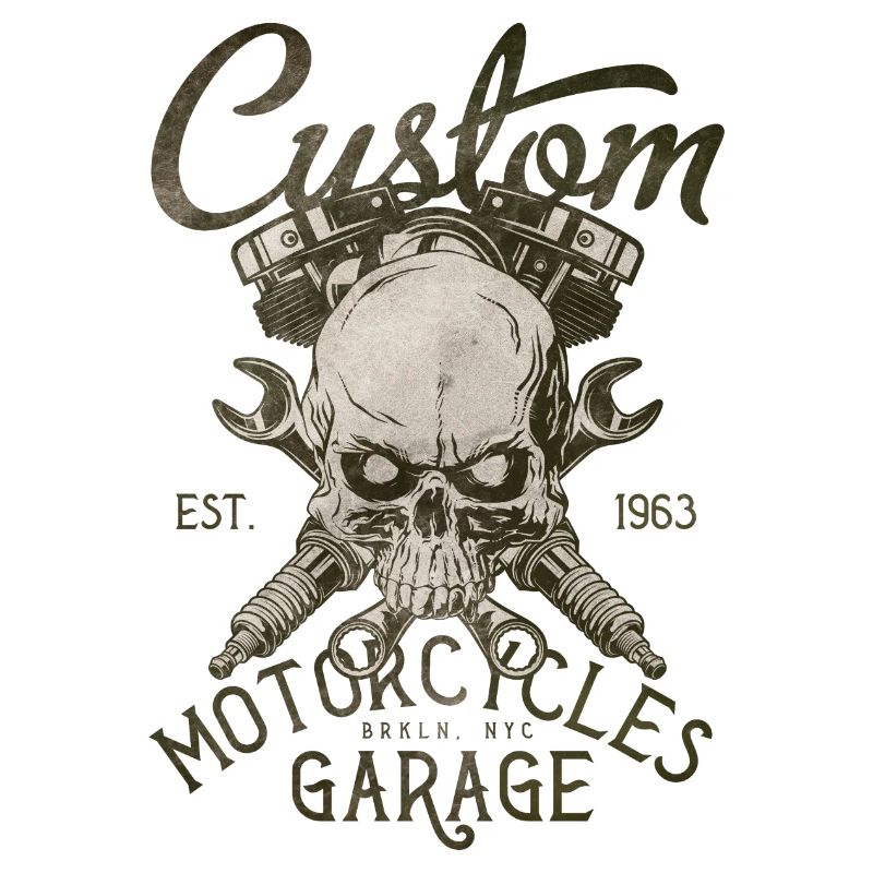 custom motorcycles garage