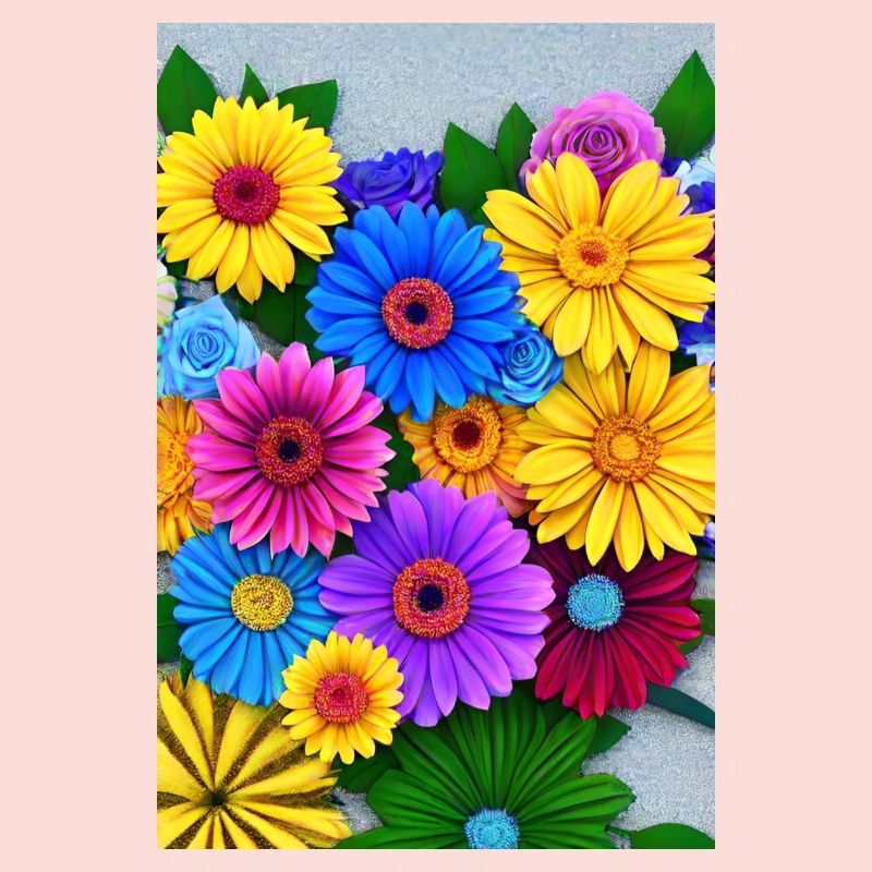 Fleurs multi