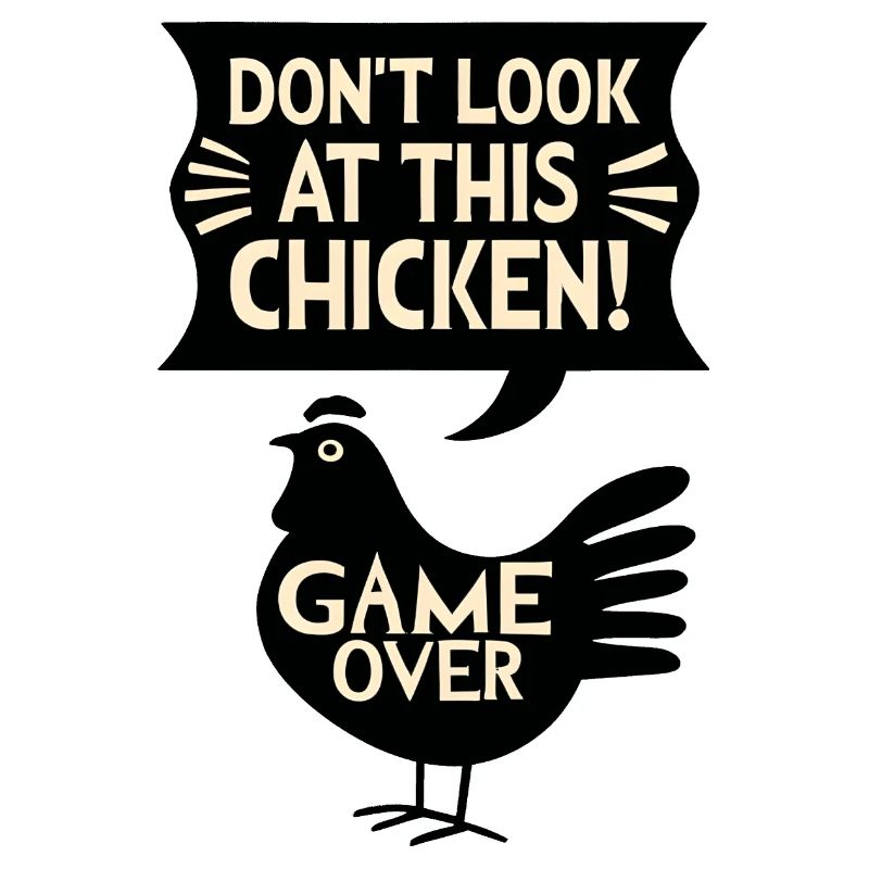 Dont look at this chicken Witziges Game