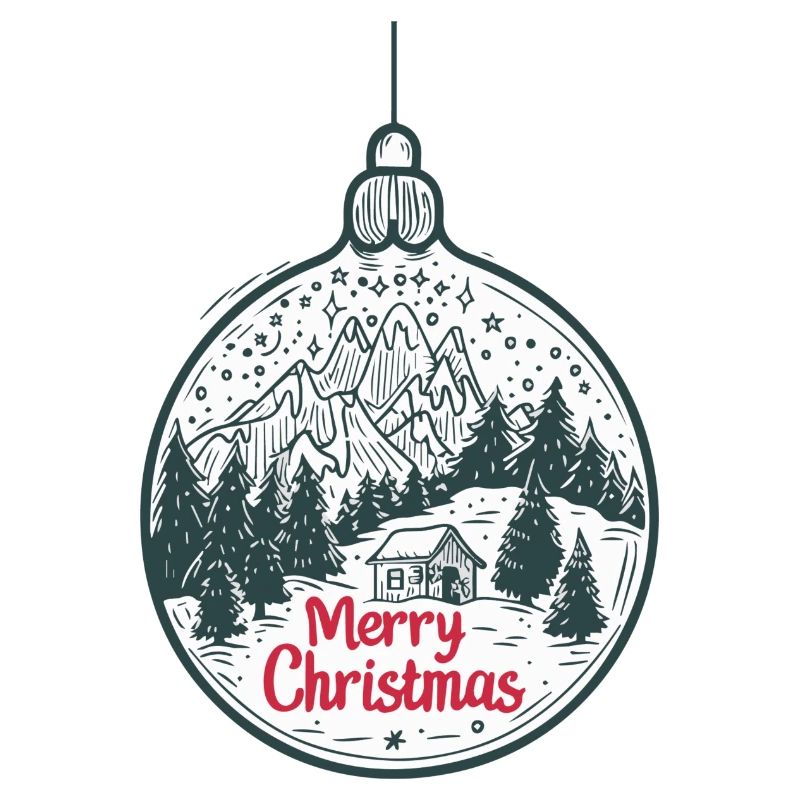 SPREAD Frohe Weihnachtskugel