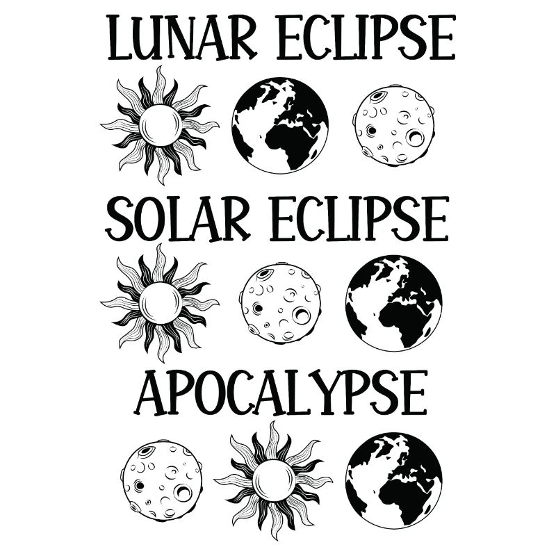 Éclipse lunaire Éclipse solaire Apocalypse