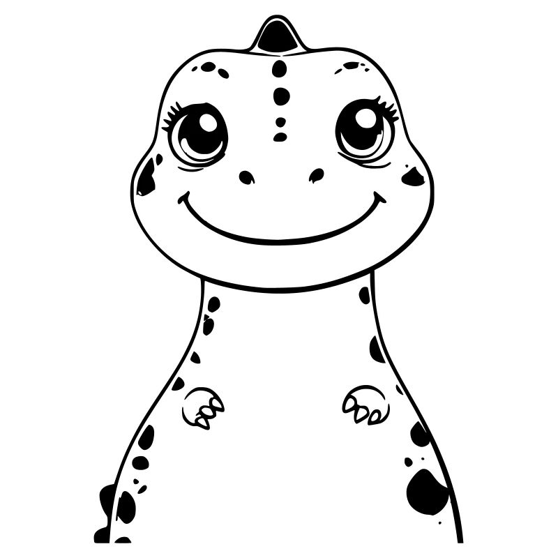 Cute dino as vector illustration