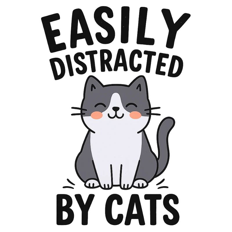 Conception de thème de chat humoristique