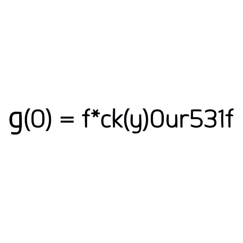 Math funny funny formula gift idea