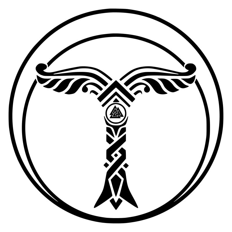 Irminsul with Valknut