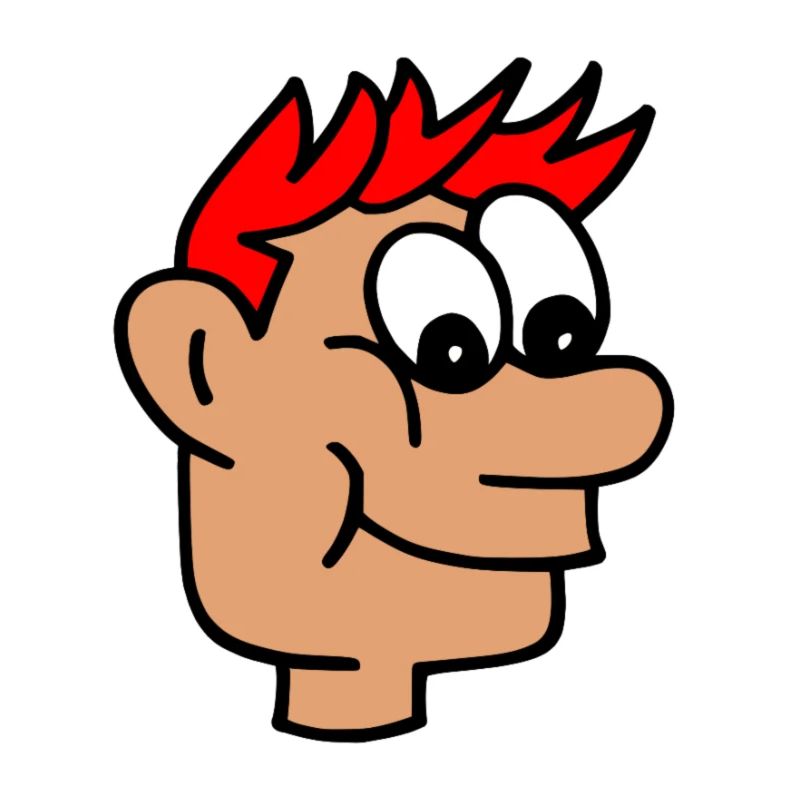 Comic Junge rote Haare