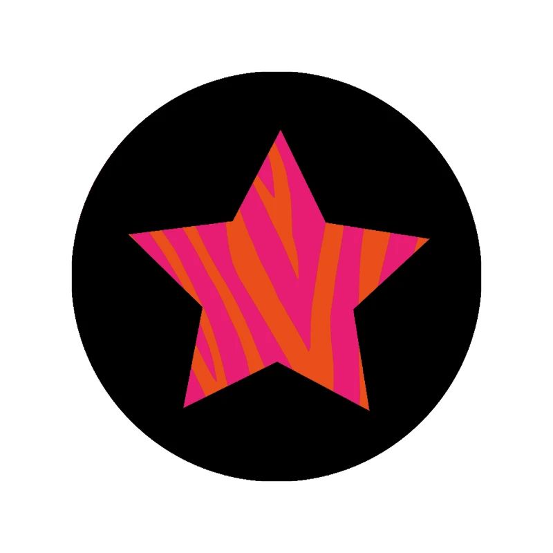 Star with a cool pattern