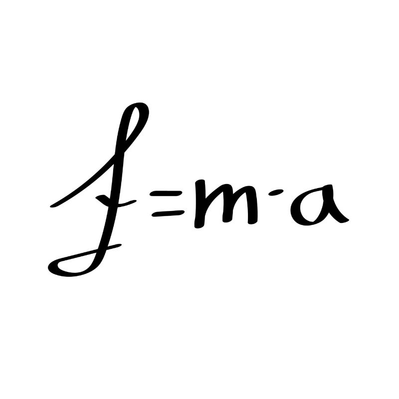 Formula for the force F