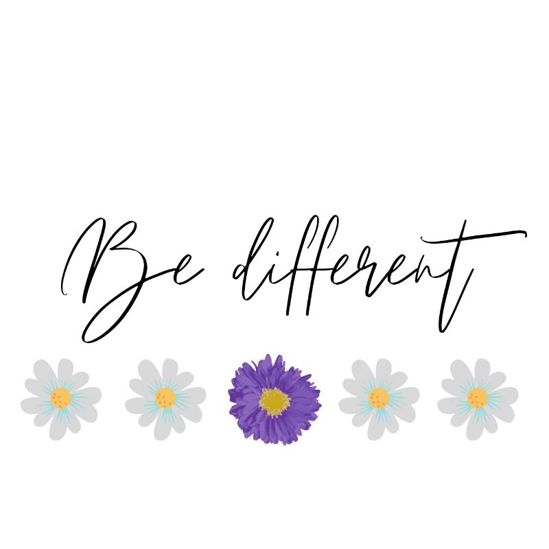 Be different