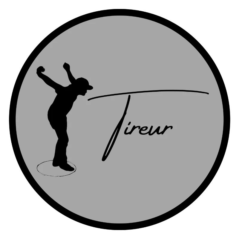 Boule Logo Silhouette Tireur