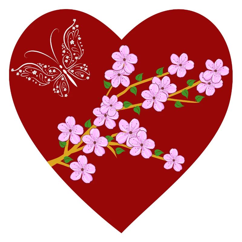 Papillon fleur de cerisier