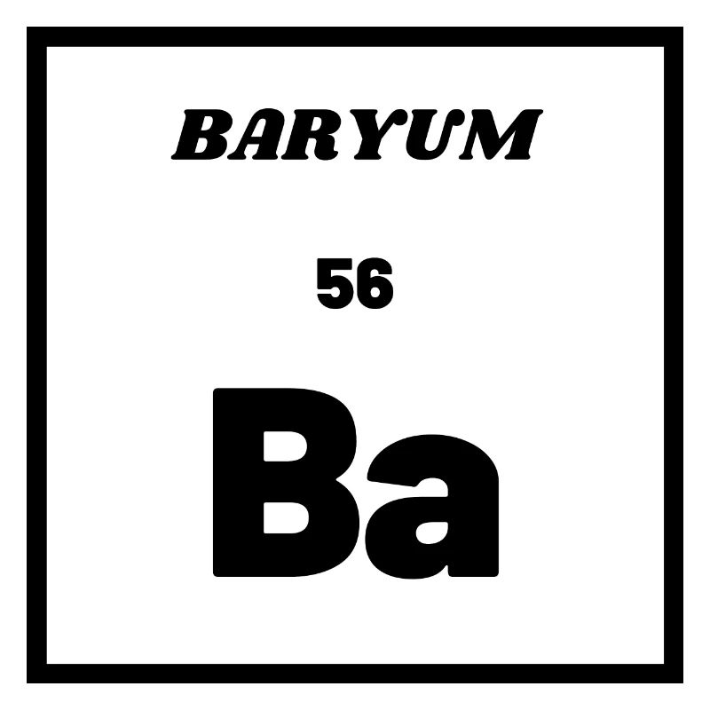 BARYUM (Ba) - Élément chimique n° 56