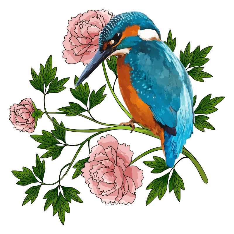 Bunter Vogel