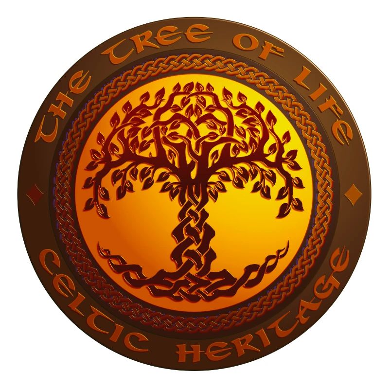 Vector Celtic tree of life
