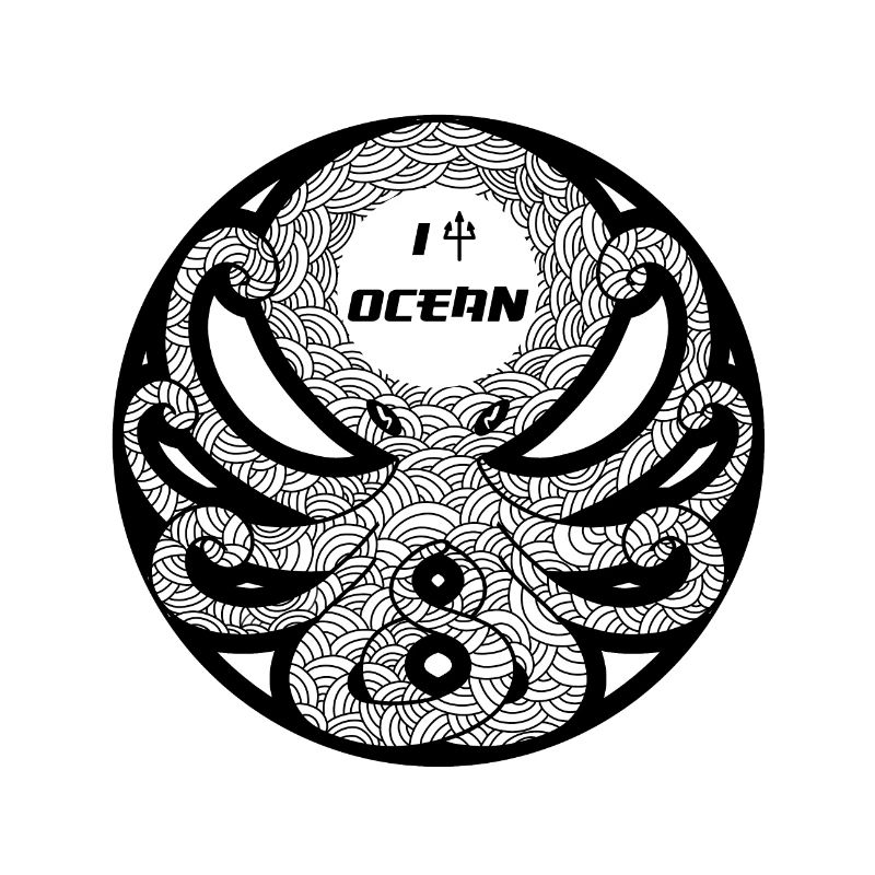 Octopus Graphic (black version)