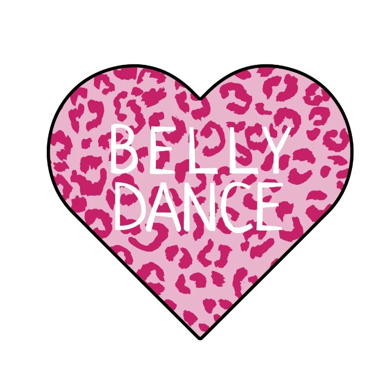 Belly Dance Lover leopard heart