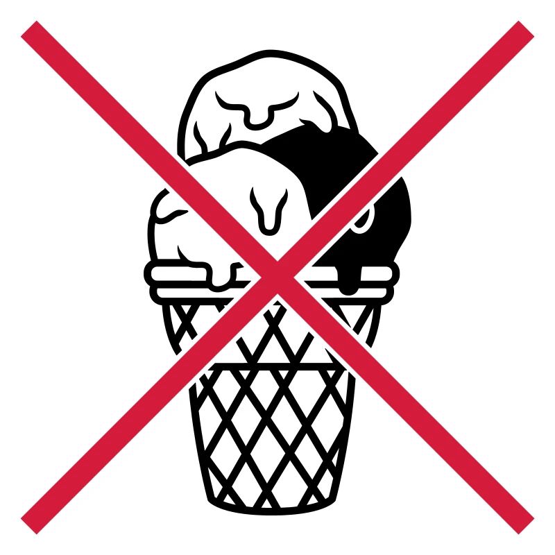 Bouclier pas de boules de glace gaufre