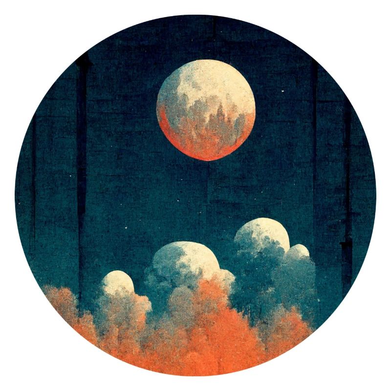 Mond am Abend