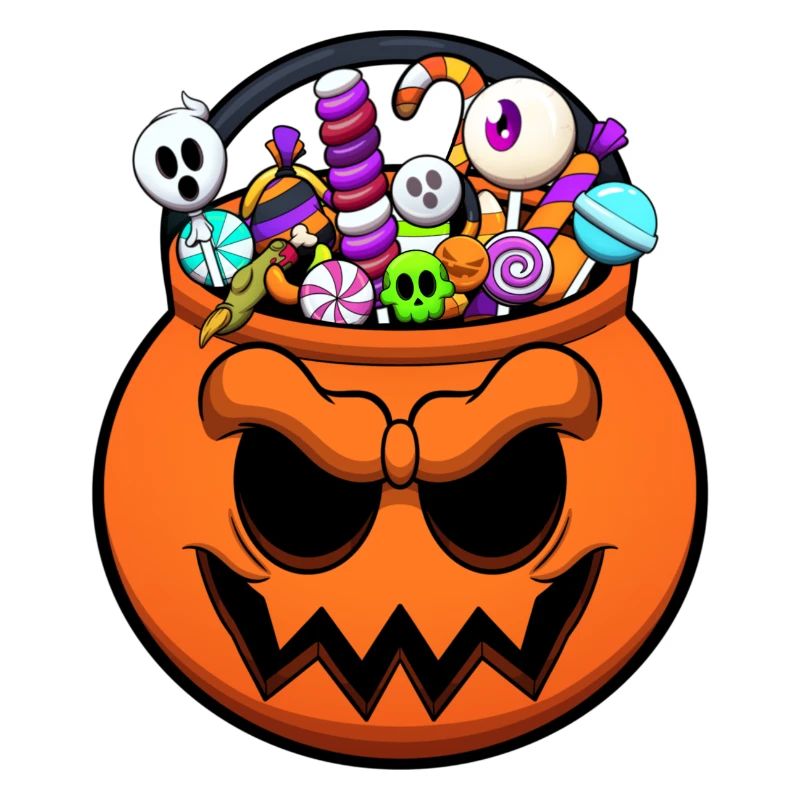 Halloween Trick oder Treat Süßigkeiten