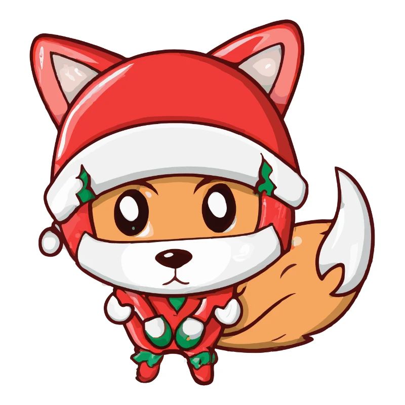 Fuchs Weihnachtsmann Weihnachten Geschenkidee