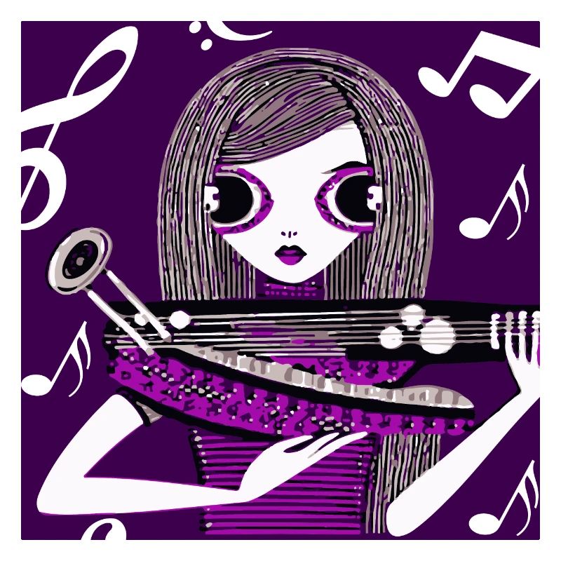 Musik-Mädchen