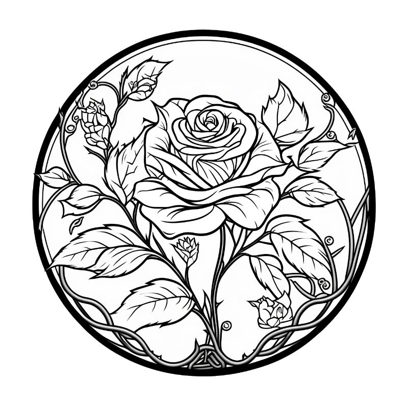 Eine Rose