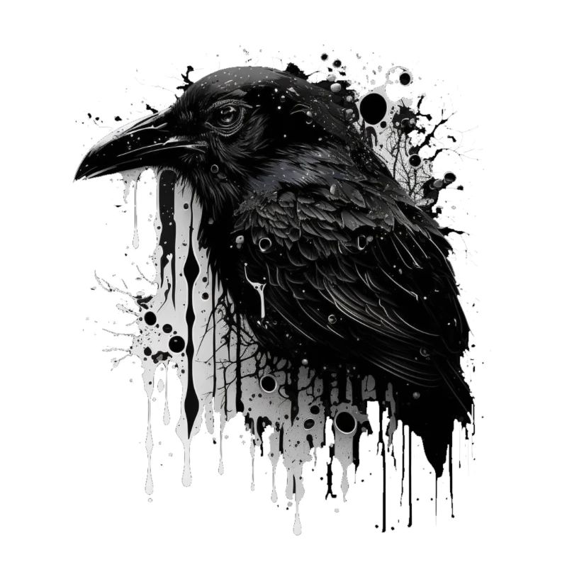 Schwarze Krähe