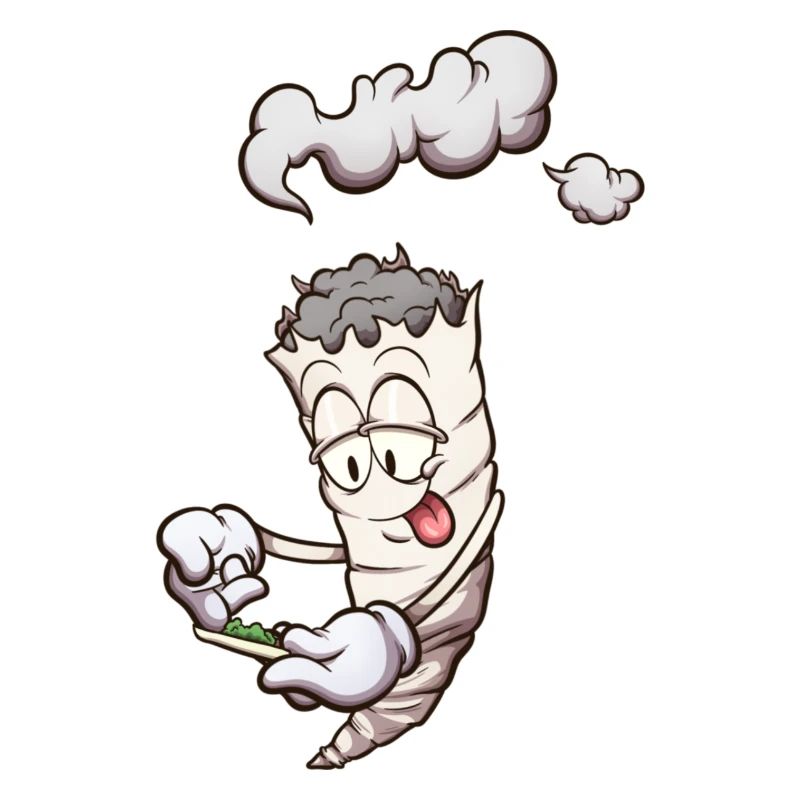 Drôle de dessin animé Joint Rolling A Joint